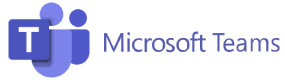 Microsoft Teams logo, blue icon with letter T, collaboration software branding.