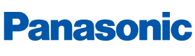 Panasonic logo in bold blue text on a transparent background, representing the global electronics brand.